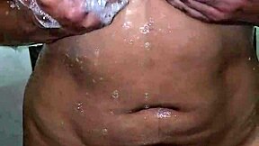 mom in the bathroom gets hot