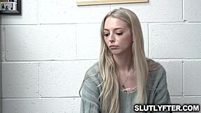 i caught blonde lily larimar shoplifting and she gave me a blowjob to get out of it