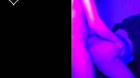 IslacoX spreads for huge cock, licks jizz off tits?