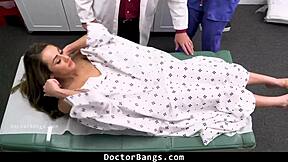 Teen visits doctor because of excessive moisture in her panties - doctorbangs