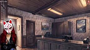 city of dreams ai art game episode 1 with teen cosplay doggystyle blonde big tits bent over