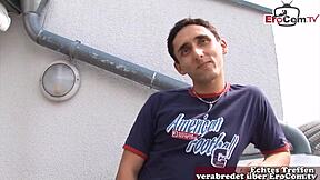 Curvy German blonde teen next door does real sex casting with a stranger user