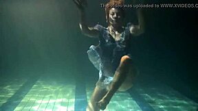 Big bouncy tits underwater in pool, damn I’m lovin’ it