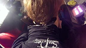 Girlfriend Gives Blowjob Leading To Cumshot Surprise In Mouth With Tongue