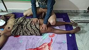 indian girl cornered for anal assfucking by friend in homemade couple video.