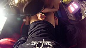 Girlfriend Gives Blowjob Leading To Cumshot Surprise In Mouth With Tongue