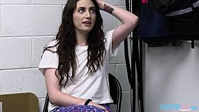 Naughty teen thief aria carson gets pussy fucked by cop mike mancini