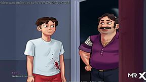 Why are we kissing so passionately under these strange circumstances in Summertime Saga?