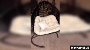 I feel so naughty masturbating in my parents' room.