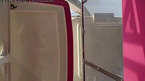 Does this latina give blowjob on Ferris wheel?