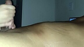 Getting cream to soften my hands with a big black cock treat, oh yeah!