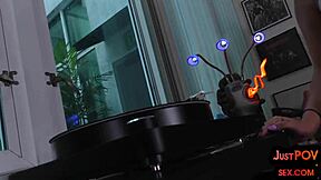 Petite Slut Rides Dick Hard!