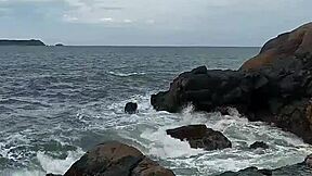 wanna fuck on those rocks with my monster cock, petite latina?