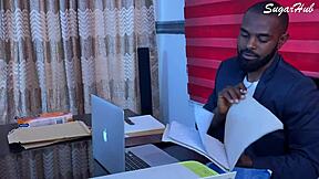 He fucks me with his big fat cock at work