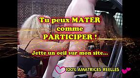 Milf offers 19yo slave teen for public lesbian play