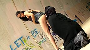 Getting her face fucked is that beautiful young lover's reward for putting her hot little ass up on the speaker and having it fucked hard