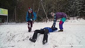 Teens Slide Into Horny Group Fun!