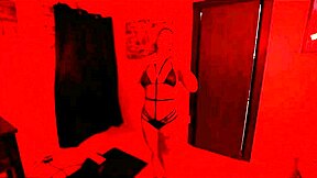 playing with my step mom misty meaner in her secret dungeon bedroom