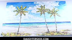 Big tits Latina stepdaughter Serena Santos gets fucked by stepdad Johnny Tattoo POV 😈