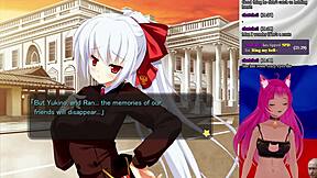 Vtuber LewdNeko plays 'My Girlfriend is the President' part 8 😍