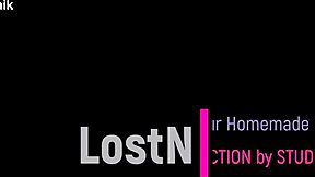 Fit young brunette performs on webcam show