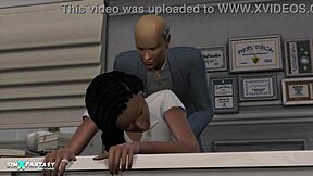 Siobhan Fyres struggles with bad studies in The Sims 4 📚😏