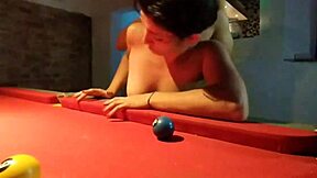 i lost the pool game, so i gave blowjob and fucked my husband's best friend with big cock