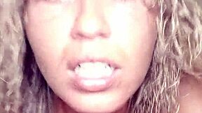 Is this slutty French blonde riding to extreme orgasm on homemade tape?