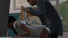 Siobhan Fyres struggles with bad studies in The Sims 4 📚😏