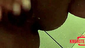 Teen Rubs Her Wet Pussy In Shower