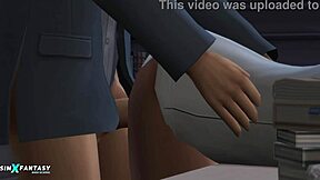 Siobhan Fyres struggles with bad studies in The Sims 4 📚😏