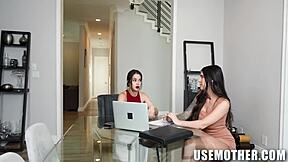 work-life balance scene with angelina moon and donnie rock