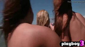 Beautiful Babes Enjoy Hot Surfing Naked and Sexy on the Beach