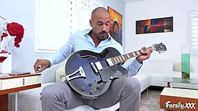 alex harper shows off her skills to her stepfather