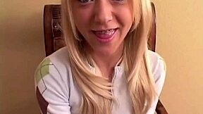 Teen Lil Lexy Teases With Blowjob And Cums Outdoors