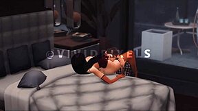 Horny Husband Feels Intense Pleasure with Asian Babysitter's Anal Orgasm