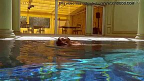 Irina from Russia flaunts sexy body underwater in pool! 🏊‍♀️