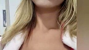 Happy christmas to the horny model