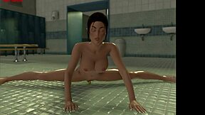 edwina uses anal toys and feet in session