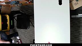 Mall officer catches teen shoplifter with stolen items in pants and punishes her at work