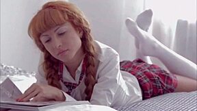 young couple enjoys intimate moments together in their private space