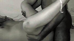 Woman and man engage in missionary sex