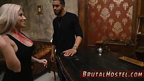 An amateur couple goes for a homemade domination and teasing tongue action