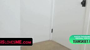 Sislovesme - horny stepbro made his sexy step suck his huge dick