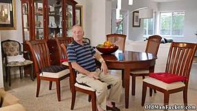 Old dean relaxes with a hot tamale