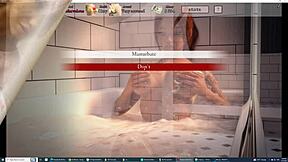 Redhead teen bound in bondage with toys