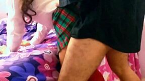 cute teens fucking and sucking ass outdoor with creampie 😈