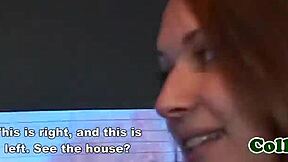 Watch this teen babe suck cock outdoors with friends.