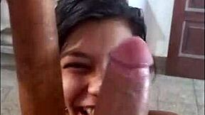 Amateur couple Meg Vicious and Neptune banging in kitchen