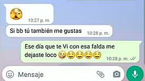 teen latina convinces worker to fuck via whatsapp